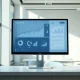 UiPath enterprise automation software interface showing performance metrics and upward-trending data visualizations