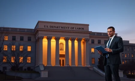 Analysis of US CPI inflation data and Federal Reserve interest rate reaction at the Department of Labor.