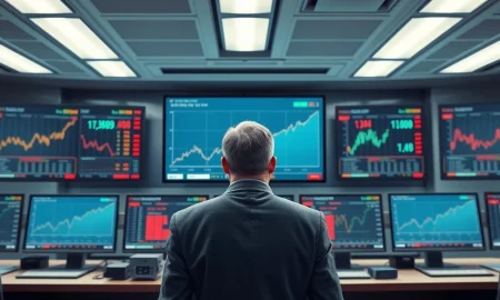Financial analyst reviews US CPI data and inflation charts showing market reaction trends.