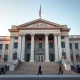 U.S. Department of Labor building on the morning of the critical CPI inflation report release.