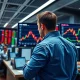 Trader analyzes falling US Dollar and stabilizing Oil prices on charts following Trump's market comment.