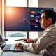 Forex trader in Mumbai analyzes USD/INR charts ahead of US Non-Farm Payrolls data release on March 6, 2026.