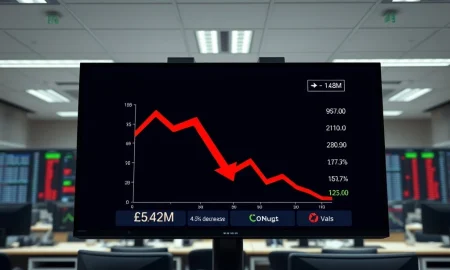 UVXY ETF outflow data visualization showing $42 million capital movement on trading floor monitor