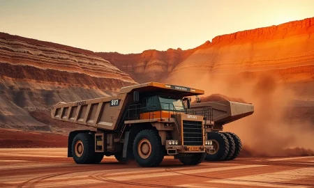 VALE S.A. iron ore mining operation representing the company's industrial scale and market activity.