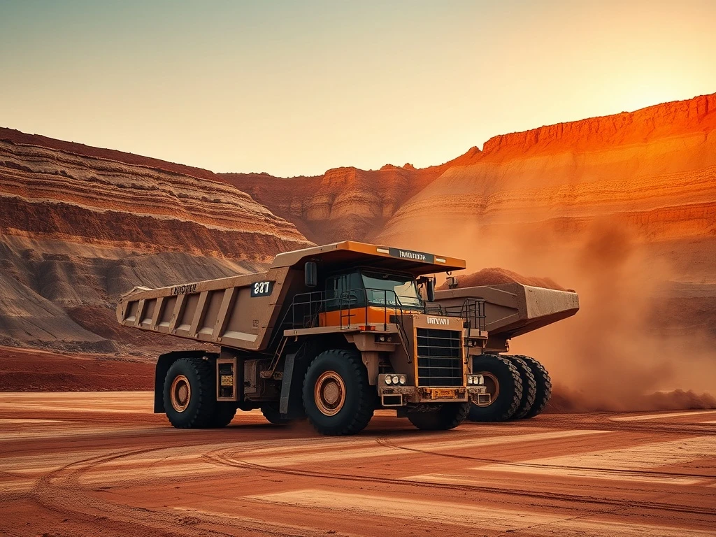 VALE S.A. iron ore mining operation representing the company's industrial scale and market activity.