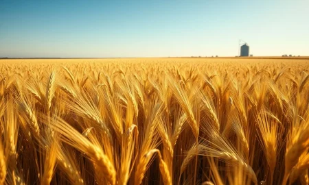 Golden wheat field representing the March 2026 commodity rally and strong export sales data.