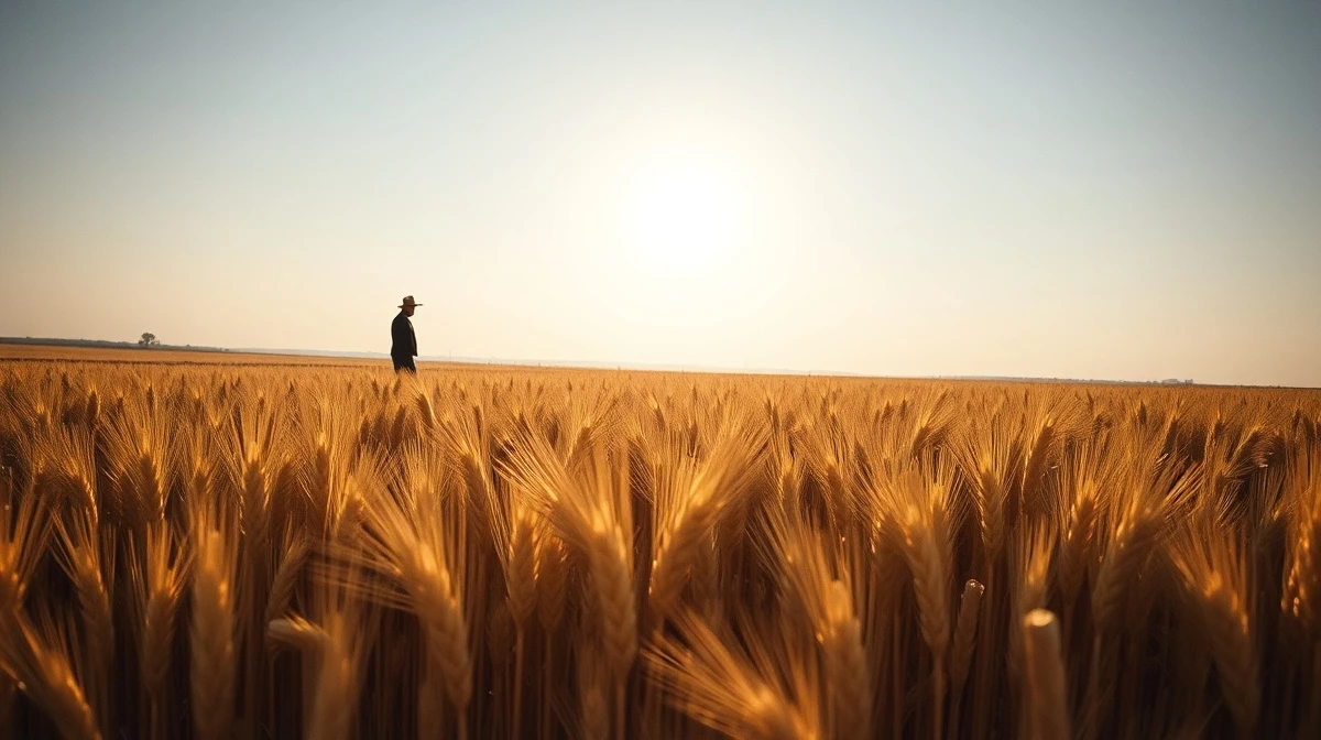 A golden wheat field representing the agricultural commodity that rallied in futures markets.