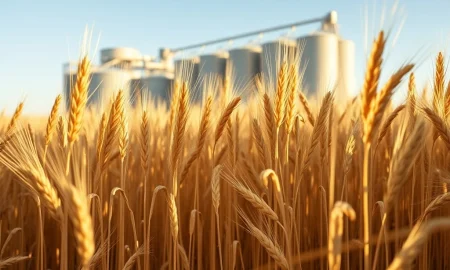 Wheat harvest in field representing commodity market rally on March 11, 2026