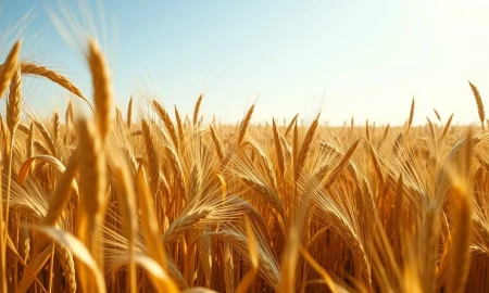 Golden wheat field representing the March 2026 agricultural commodities rally and price surge.