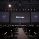Presentation stage at a tech conference following Y Combinator's Winter 2026 Demo Day event.