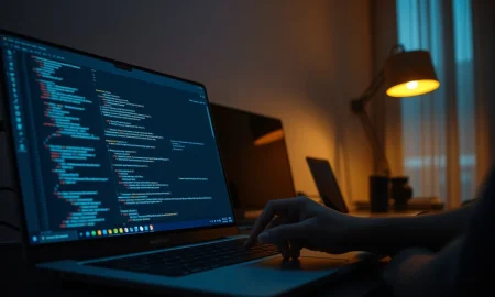 A developer's workspace showing code and an AI assistant interface, representing Anthropic's new Claude Code pricing.
