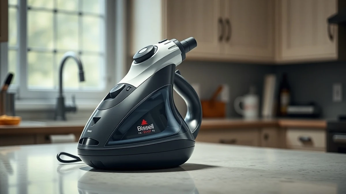 A Bissell Steam Shot handheld steam cleaner involved in a major safety recall.