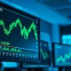 EUR/USD forex chart showing price above 1.1700 level on trading monitor