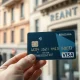 A French bank card showing dual network logos for co-badging.