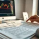 Financial analyst reviewing SEC 13F filing documents for Procter & Gamble stock holdings.