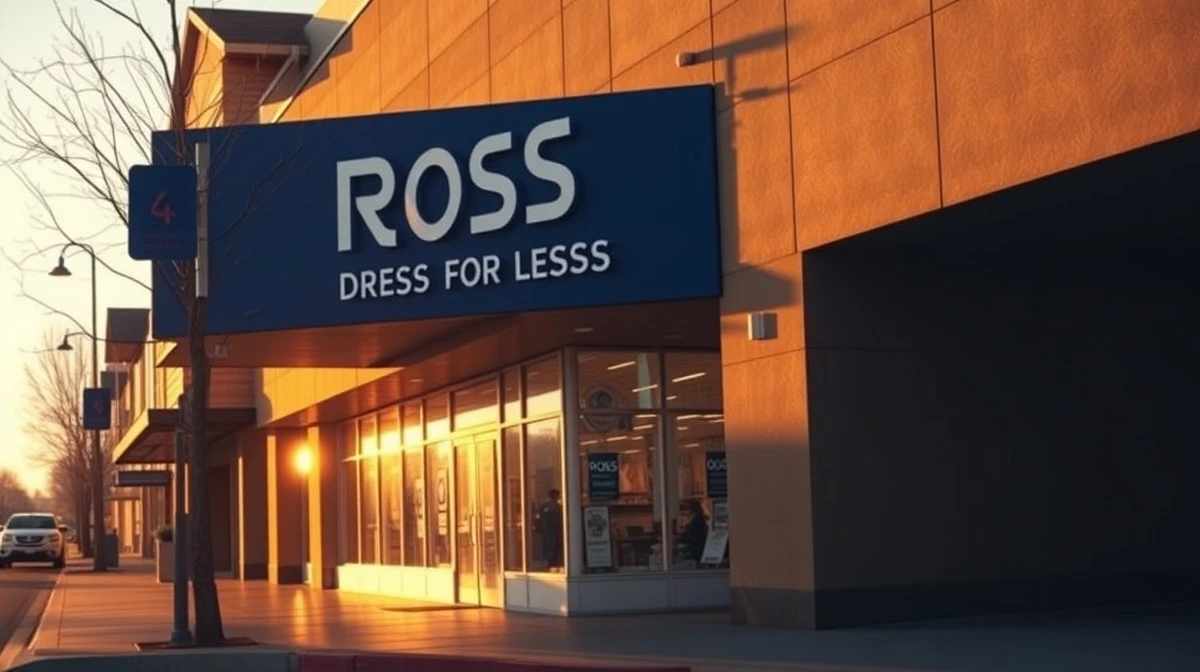 Exterior of a Ross Dress for Less store following a price target increase.