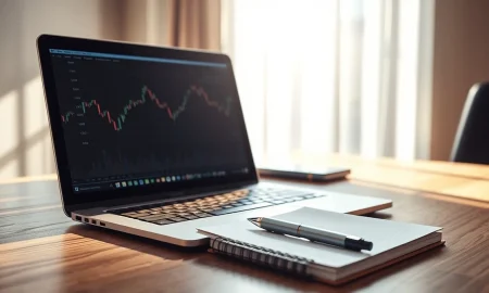 Analyst workspace with stock chart showing a price target revision for UiPath.