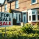 A 'For Sale' sign outside a UK house as asking prices rise in April 2026.