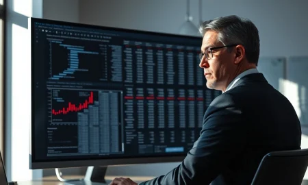Financial analyst reviewing data on private capital fund fees and adviser compensation.