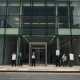 Protesters outside Allianz UK offices in London over Palestine activism