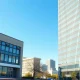 GameStop and eBay headquarters buildings side by side illustrating size disparity for acquisition analysis