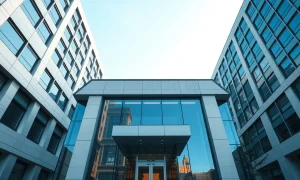 Exterior of a Citigroup bank building in a financial district on a clear day
