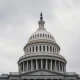 US Capitol building on a cloudy day representing legislative uncertainty over the CLARITY Act