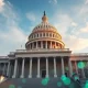 US Capitol building on a sunny day, representing the CLARITY Act vote on crypto regulation