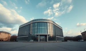 European Central Bank headquarters in Frankfurt, Germany