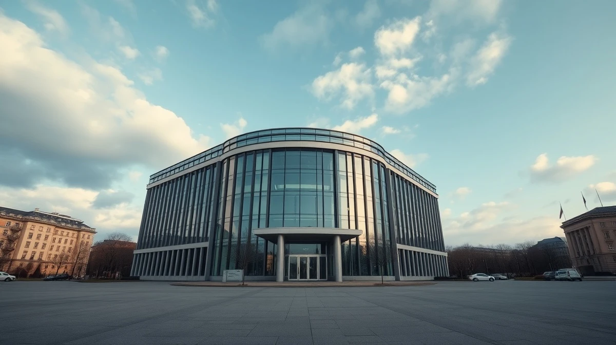 European Central Bank headquarters in Frankfurt, Germany