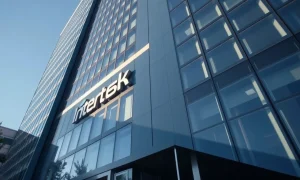 Exterior of Intertek corporate headquarters building under clear sky