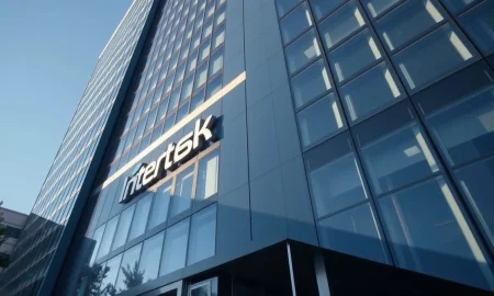 Exterior of Intertek corporate headquarters building under clear sky