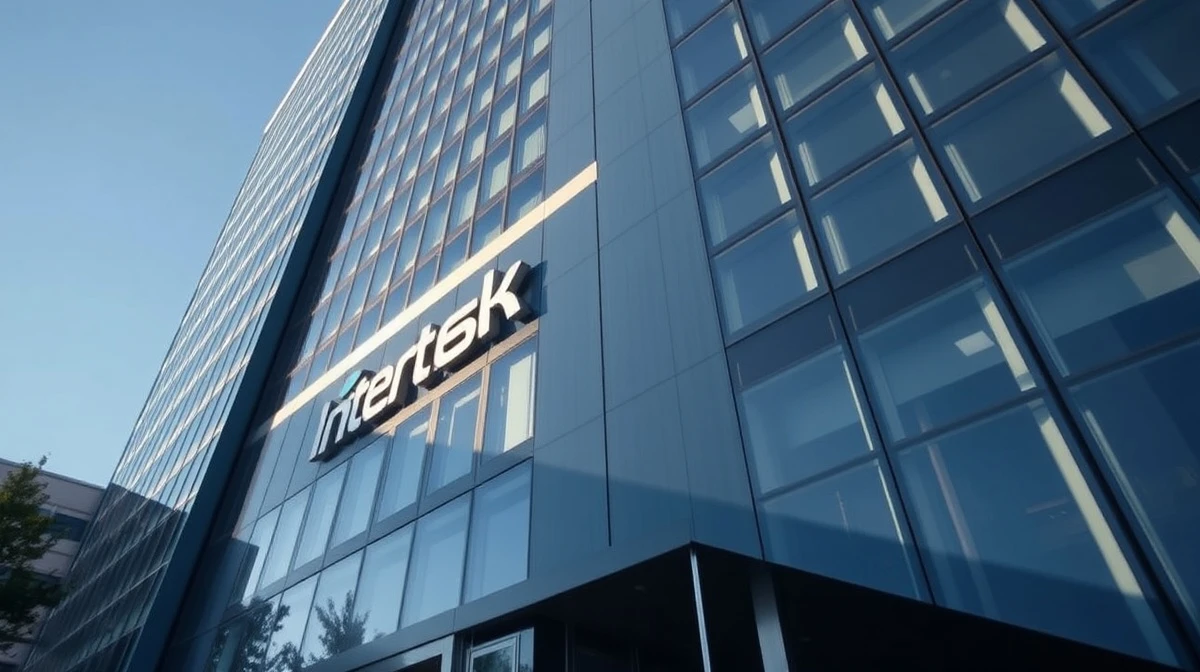 Exterior of Intertek corporate headquarters building under clear sky