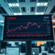 EUR/JPY forex chart showing steady price action near 183.50 on a trading monitor