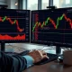 GBP/USD forex chart showing price decline after Bank of England rate decision