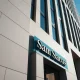 Goldman Sachs headquarters building exterior in daylight, symbolizing financial leadership in SpaceX IPO