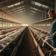 Lean hog futures fell on Monday as USDA data showed higher slaughter numbers.
