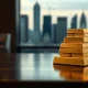 Stack of gold bars on a wooden surface in a trading room, representing steady gold prices in India today.