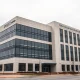 Exterior of the Iowa Public Employees' Retirement System (IPERS) headquarters in Des Moines