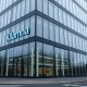 Klarna headquarters in Stockholm on a cloudy autumn day, reflecting the company's financial milestone
