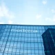 Moderna headquarters building on a sunny day in Cambridge, Massachusetts