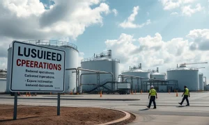 US LNG export terminal with reduced operations due to seasonal maintenance, natural gas prices decline.