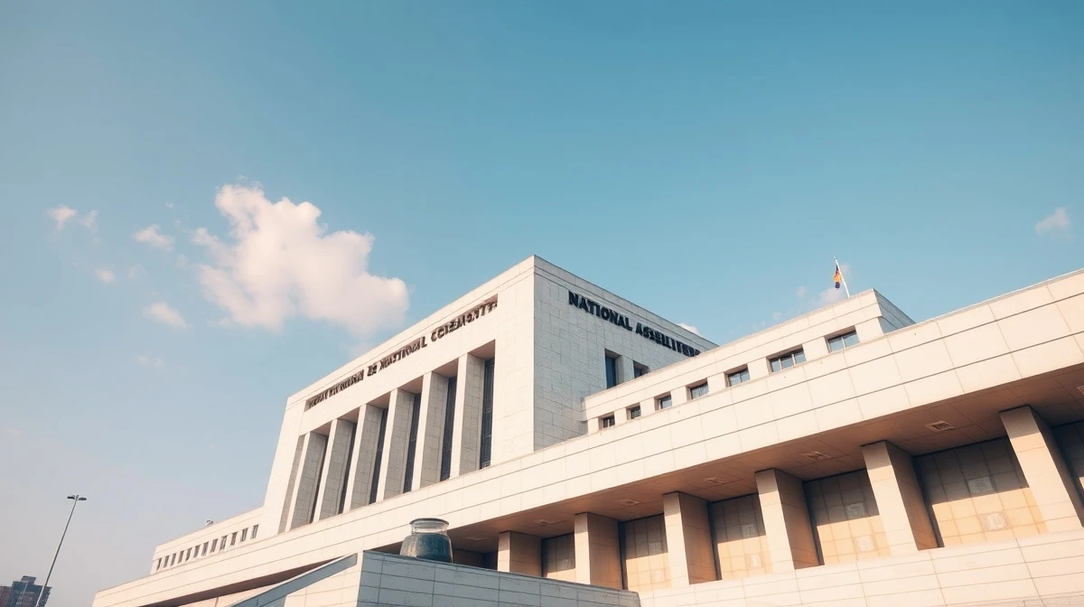 South Korea National Assembly building in Seoul, setting for crypto tax legislation