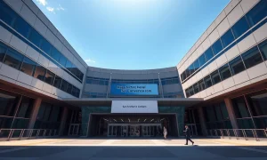 Exterior of a convention center in San Francisco hosting TechCrunch Disrupt 2026