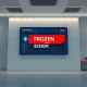 Digital screen showing a frozen USDT alert with $344 million displayed in a financial monitoring center.