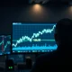 Forex trading monitors showing USD/JPY chart approaching 158.00 level