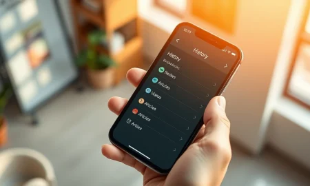Smartphone displaying X app's new History tab with Bookmarks, Likes, Videos, and Articles options visible.