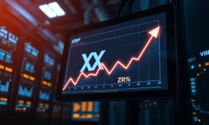 XRP Ledger network activity chart showing a record high with large wallet accumulation trend