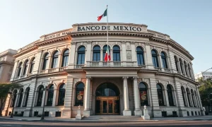 Banco de México headquarters building in Mexico City