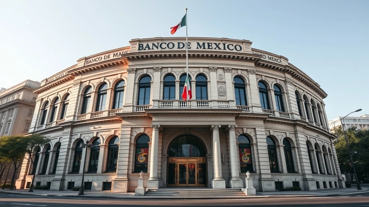Banco de México headquarters building in Mexico City